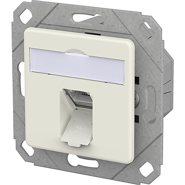 METZ CONNECT RJ45 Anschlussdose IDC reinweiß 130D371102-I